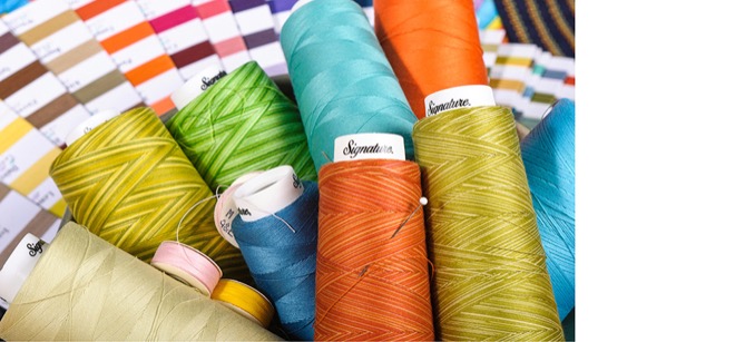 Spools of cotton